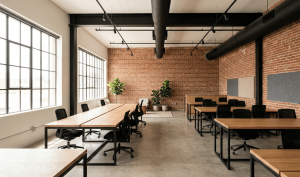 Asebmlo Biuro w stylu loftowym